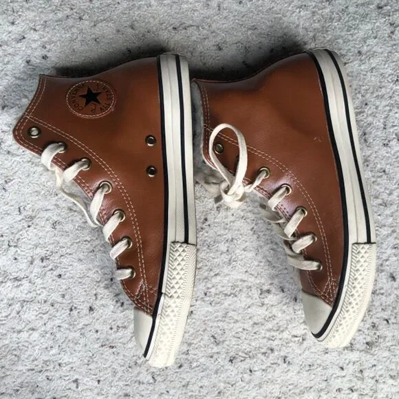 Converse All Star Leather and Shearling Big Kids boot - Picture 3 of 7